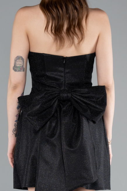 Mini Black Cocktail Dress ABK2354