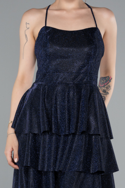 Short Navy Blue Cocktail Dress ABK2357
