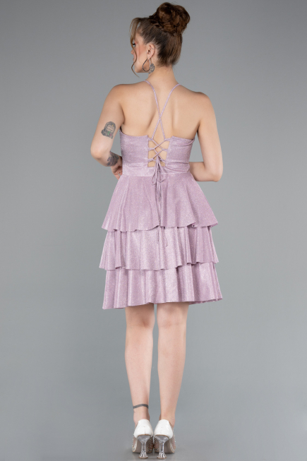 Short Powder Color Cocktail Dress ABK2357