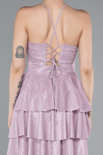 Short Powder Color Cocktail Dress ABK2357