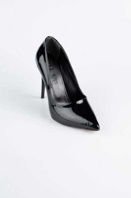 Black Patent Leather Stiletto ABR1140