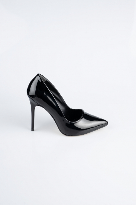 Black Patent Leather Stiletto ABR1140