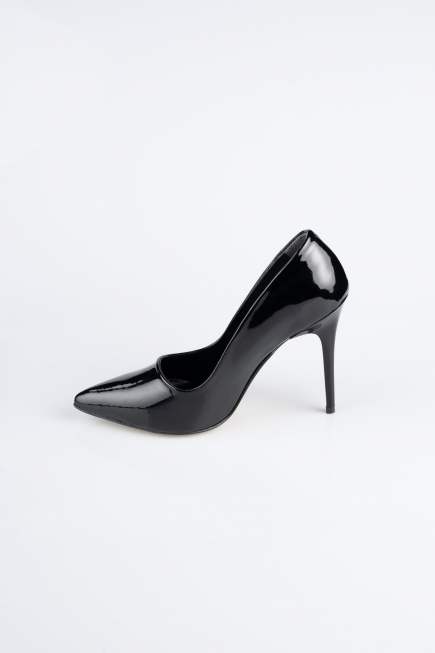 Black Patent Leather Stiletto ABR1140