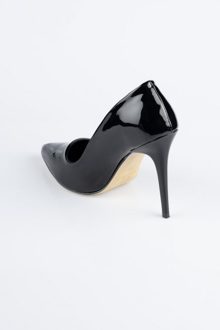 Black Patent Leather Stiletto ABR1140