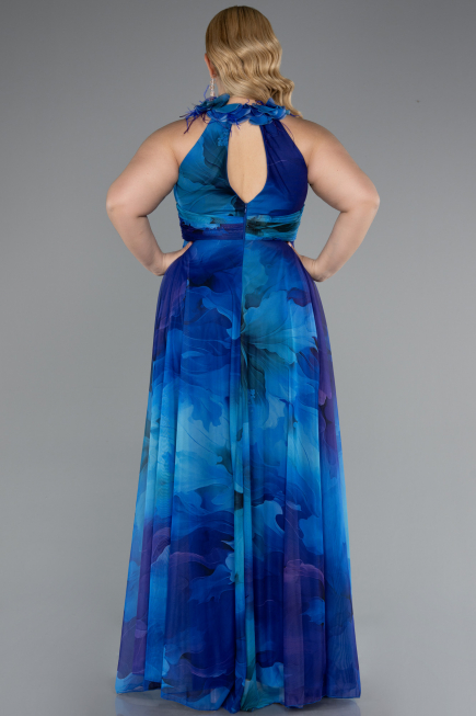 Long  Plus Size Evening Gown ABU4902