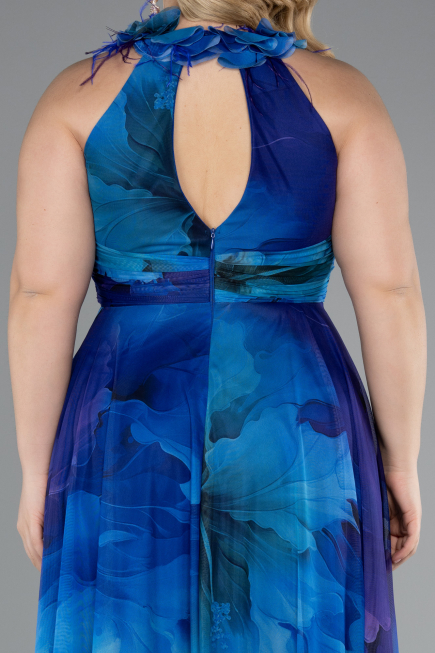 Long  Plus Size Evening Gown ABU4902