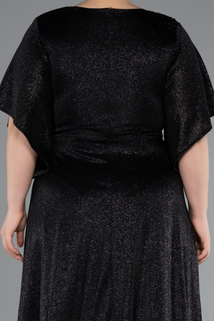 Long Black Formal Plus Size Dress ABU4914