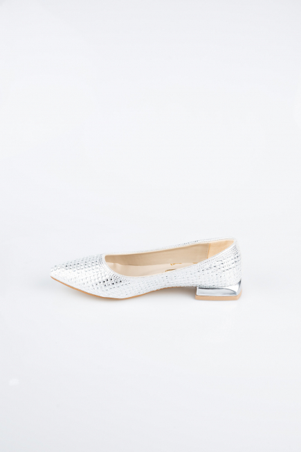Silver Stony Evening Shoe MJ9001