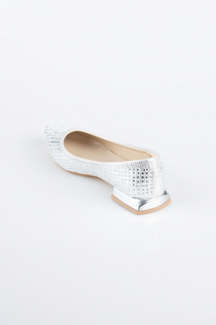 Silver Stony Evening Shoe MJ9001