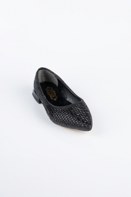 Black Stony Evening Shoe MJ9001