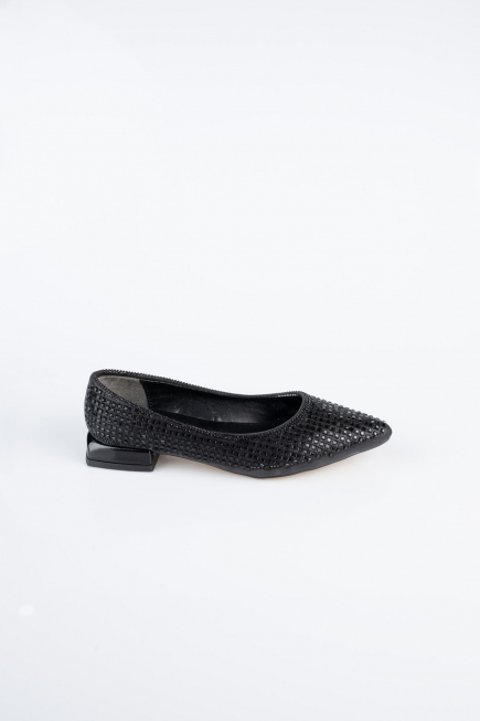 Black Stony Evening Shoe MJ9001