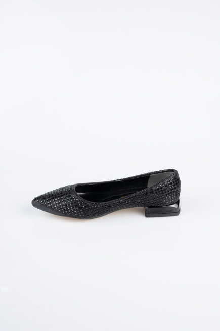Black Stony Evening Shoe MJ9001
