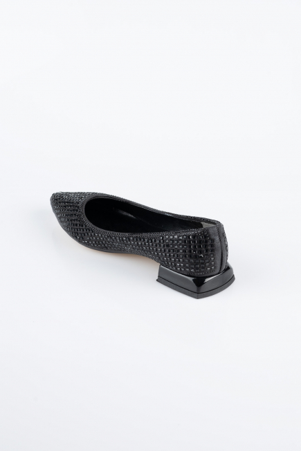 Black Stony Evening Shoe MJ9001