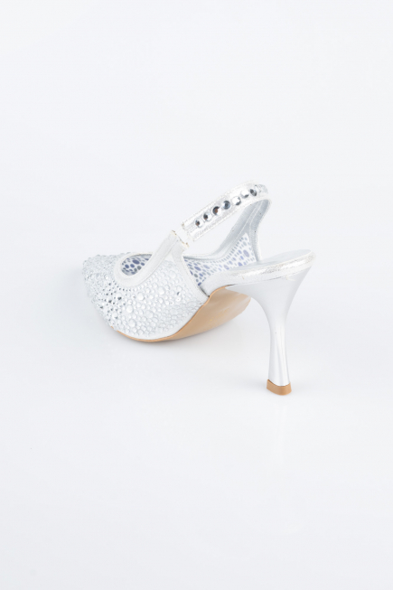 Silver Stony Stiletto MJ9002