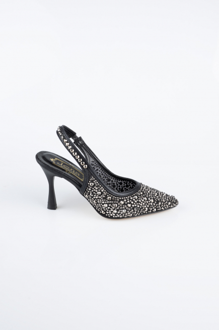 Black Stony Stiletto MJ9002