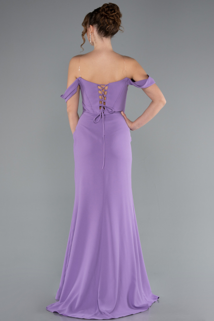 Long Lilac Evening Dress ABU5016