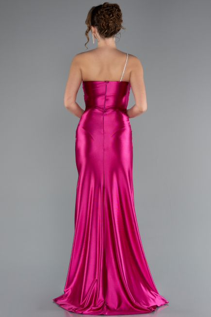 Long Fuchsia Prom Gown ABU5022