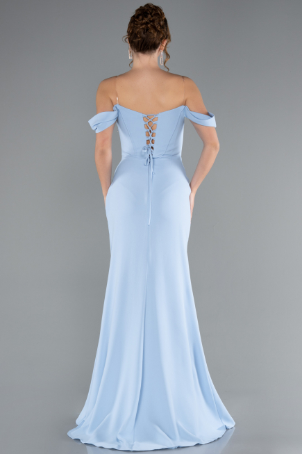 Long Light Blue Evening Dress ABU5016