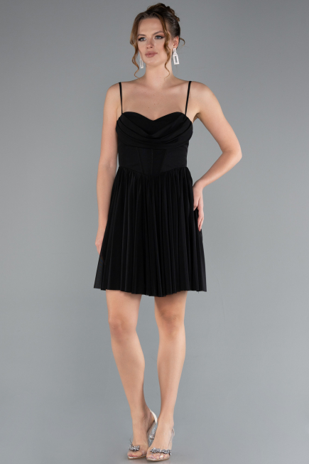 Short Black Cocktail Dress ABK2365