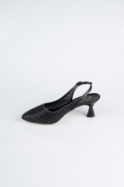 Black Stony Evening Shoe MJ5310