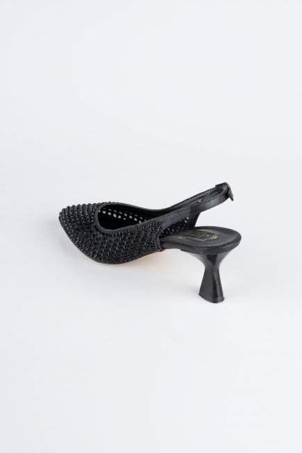 Black Stony Evening Shoe MJ5310