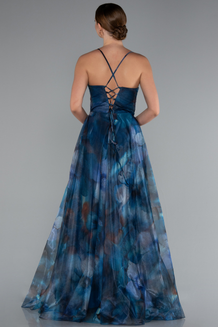 Long Oil Green Evening Dress ABU5053