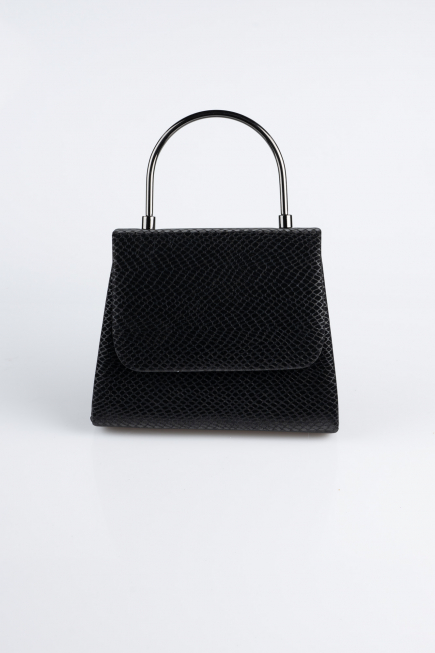 Black Patterned Night Bag SH842