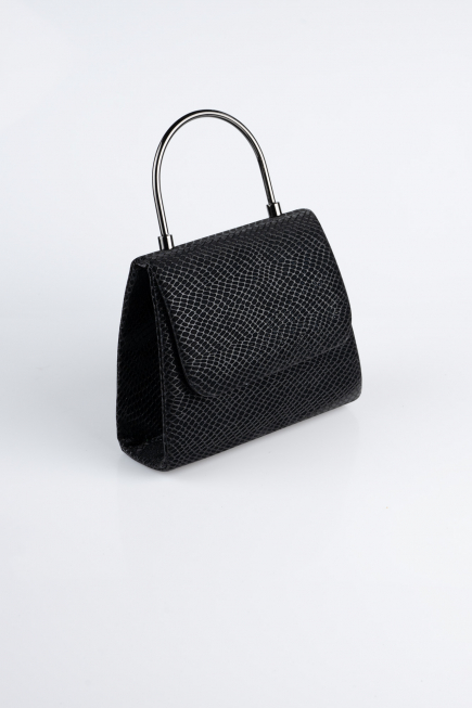 Black Patterned Night Bag SH842