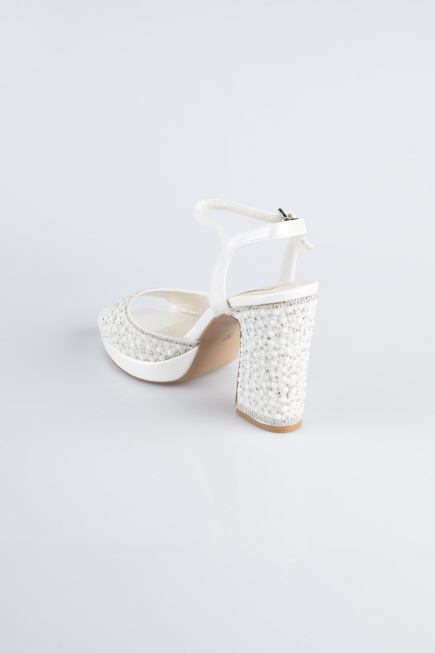White Stony Evening Shoe ABG1143