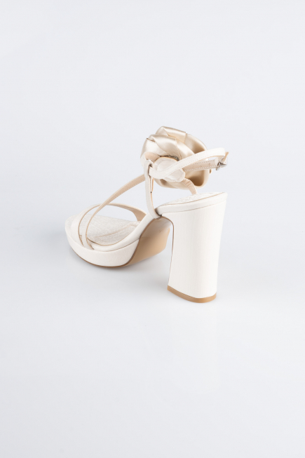 Mink Satin Evening Shoe ABS1142