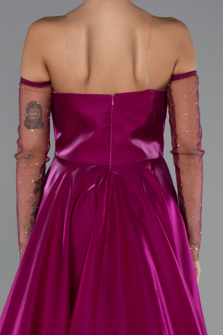 Fuchsia Long Evening Dress ABU3604