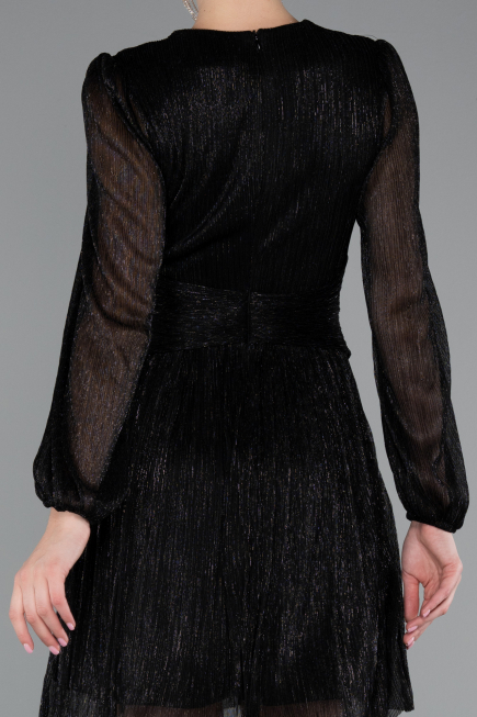 Short Black Cocktail Dress ABK2376