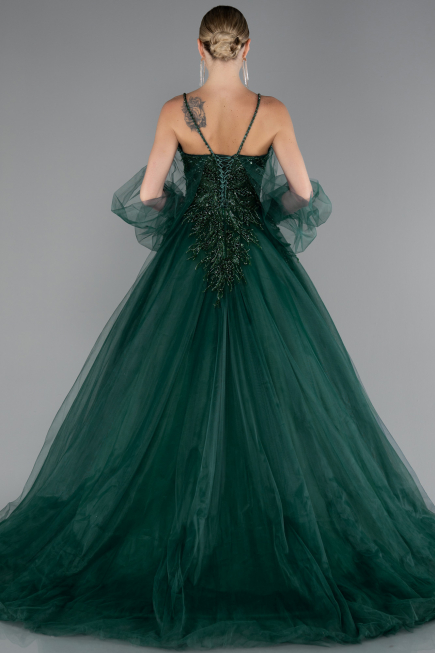 Emerald Green Long Haute Couture ABU2789