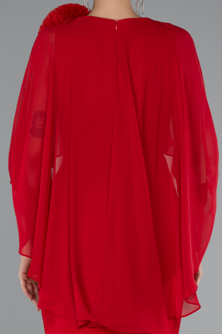 Midi Red Cocktail Dress ABK2382