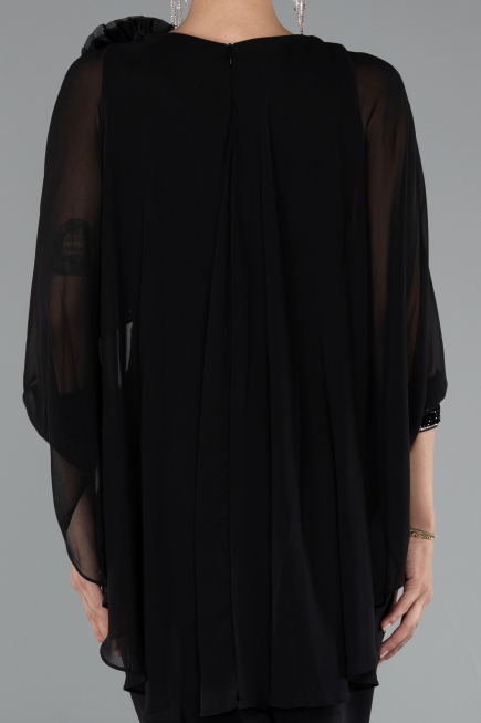 Midi Black Cocktail Dress ABK2382