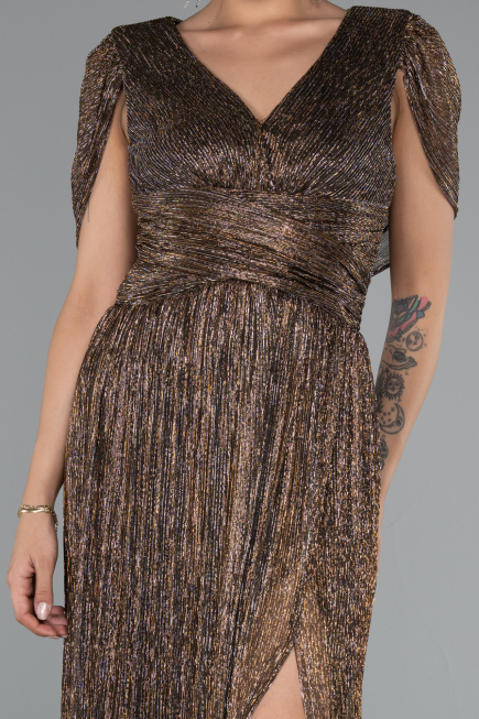 Long Copper Evening Dress ABU5098