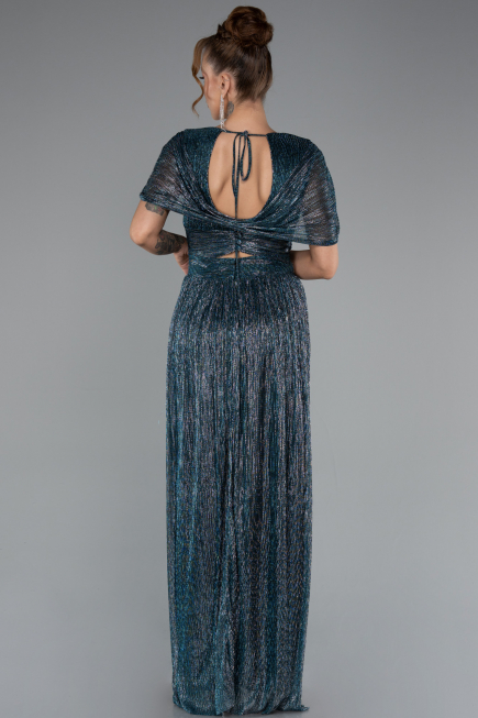 Long Oil Green Evening Dress ABU5098