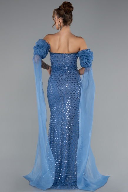 Long Indigo Evening Dress ABU5100