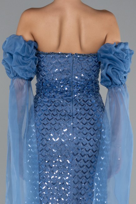 Long Indigo Evening Dress ABU5100