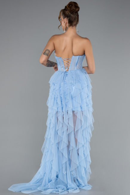 Light Blue Long Evening Dress ABU5071