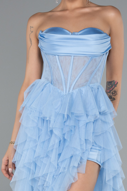 Light Blue Long Evening Dress ABU5071