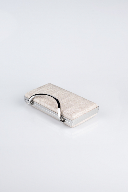 Gold-Silver Laser Cut Box Bag V258