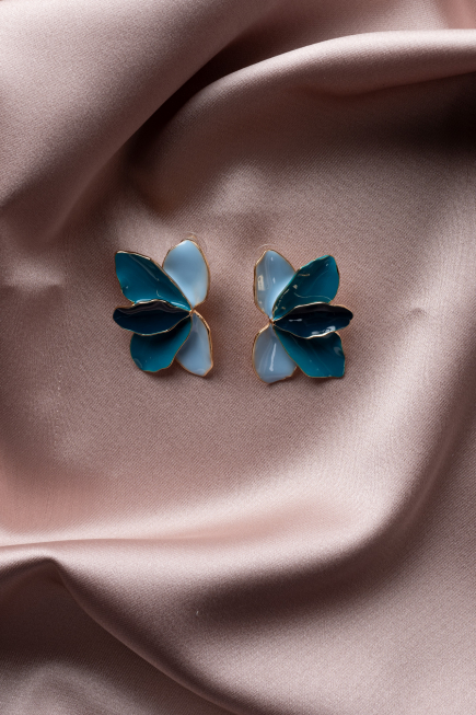 Oil Green Earring BJ1032
