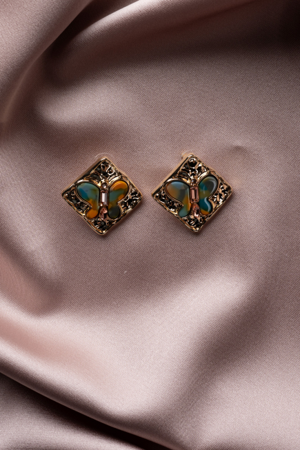 Green Earring BJ1040