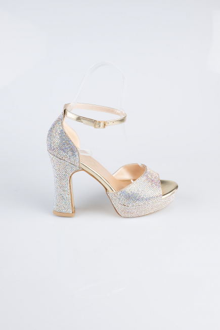 Gold Stony Evening Shoe MJT2240