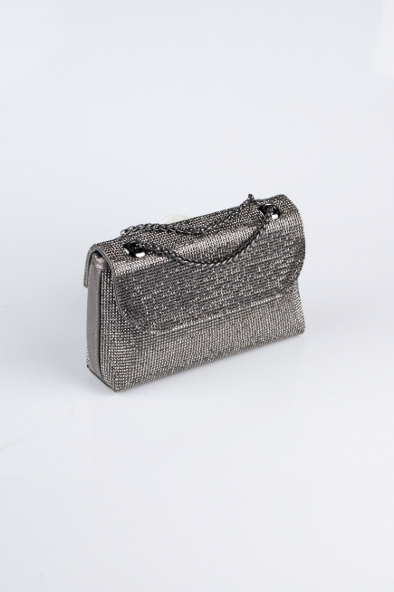 Platinum Plaster Fabric Night Bag V934