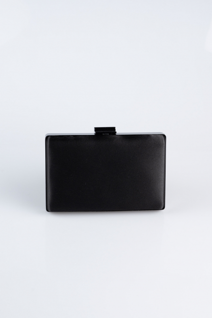 Black Satin Evening Bag V275