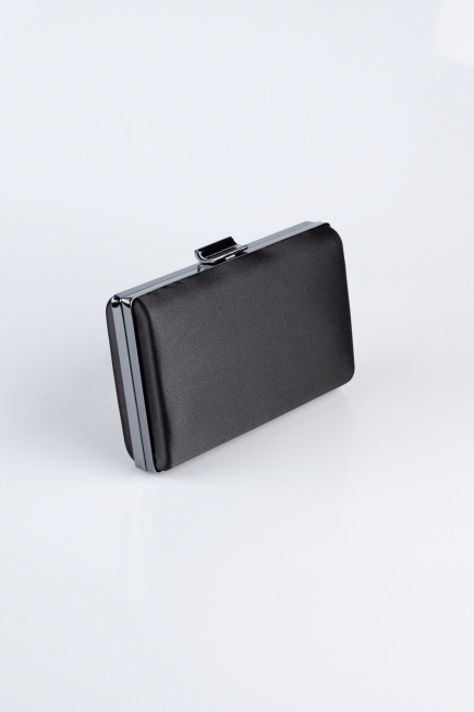 Black Satin Evening Bag V275