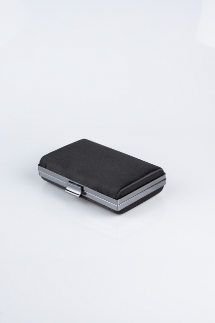 Black Satin Evening Bag V275