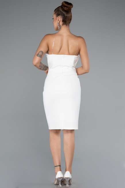 Short White Cocktail Dress ABK2362